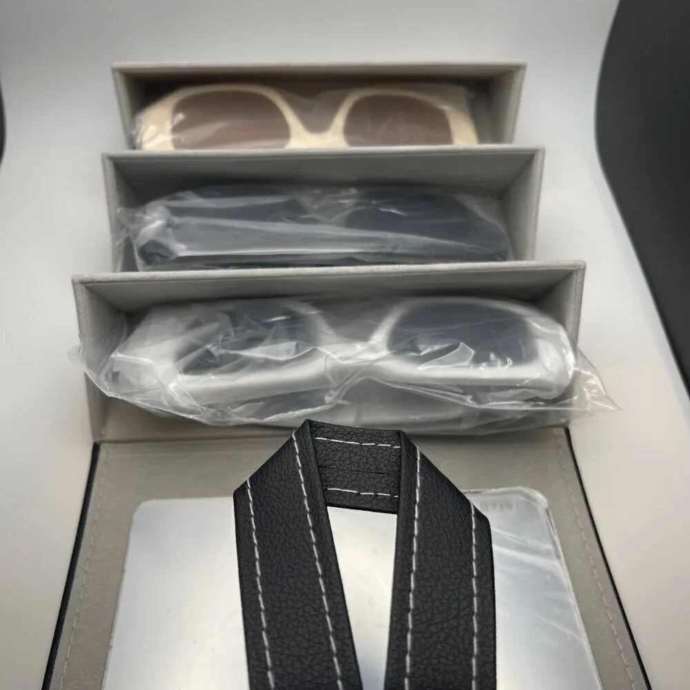 Tinted Jawns Signature 3 Pack of Sunglasses w/ Mirrored Case - NWOT